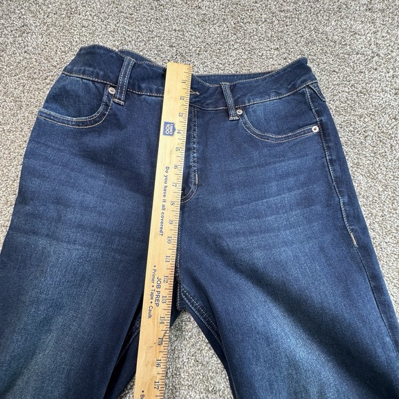 Rock & Roll‎ Cowgirl Denim Jeans High Rise Trouser Women's 34x30 Dark Blue - Picture 7 of 7